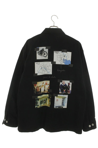 agnes b x NEIGHBORHOOD Back Print Jacket Black Size XL