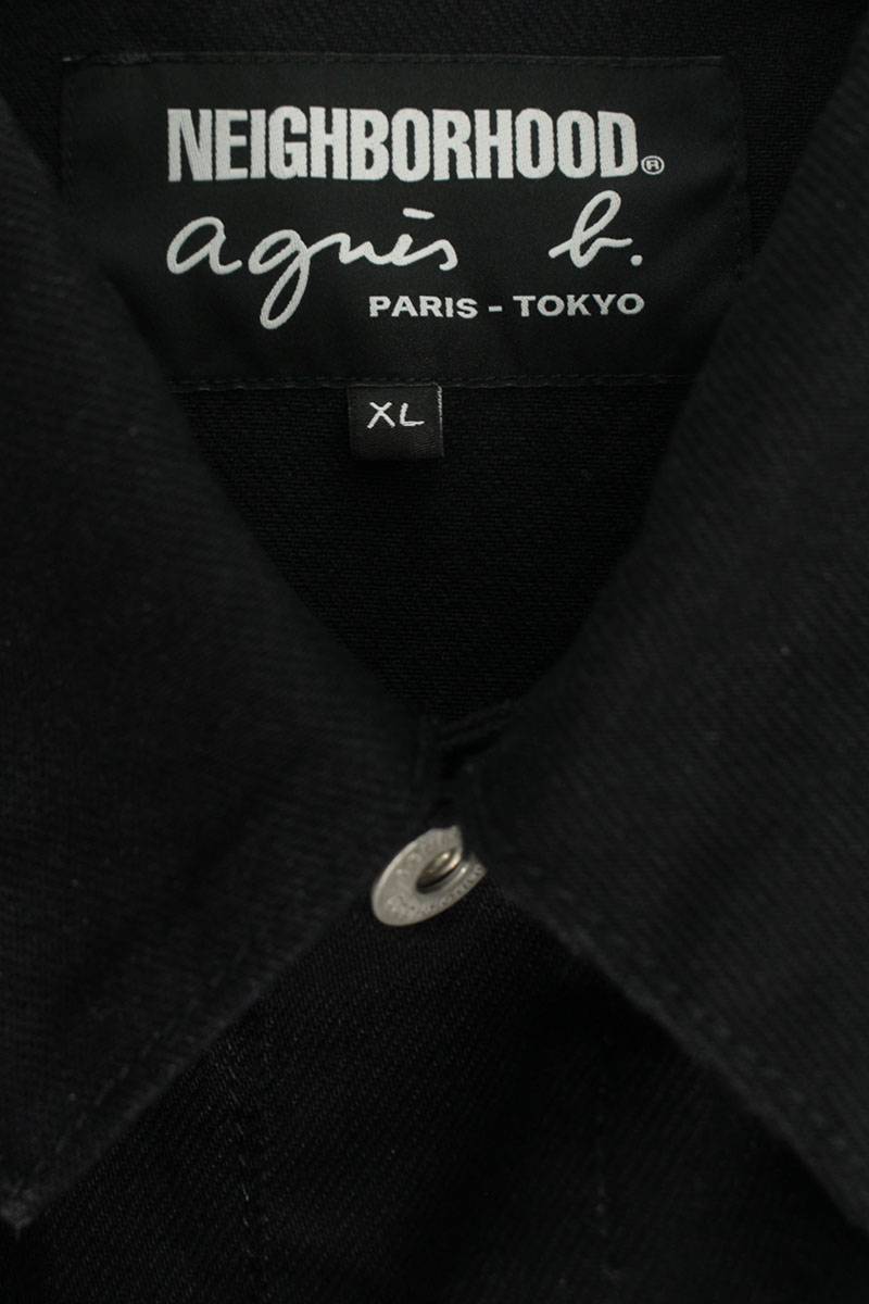 agnes b x NEIGHBORHOOD Back Print Jacket Black Size XL