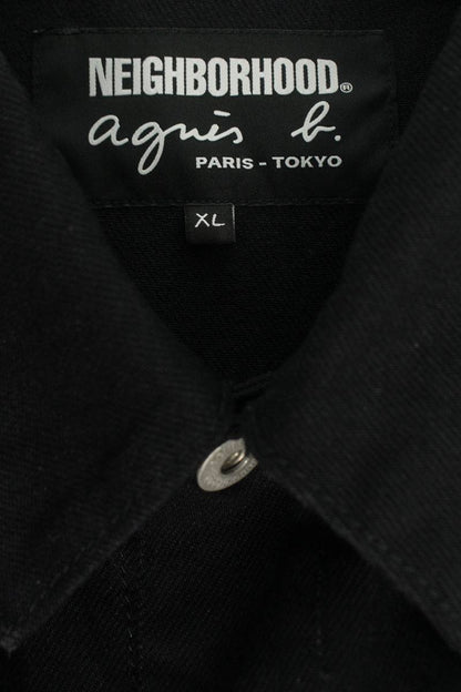agnes b x NEIGHBORHOOD Back Print Jacket Black Size XL
