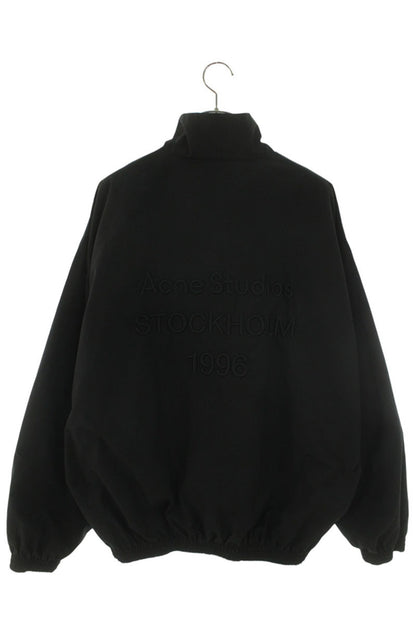 ACNE STUDIOS Back Logo Embroidered Nylon Jacket Black Size S