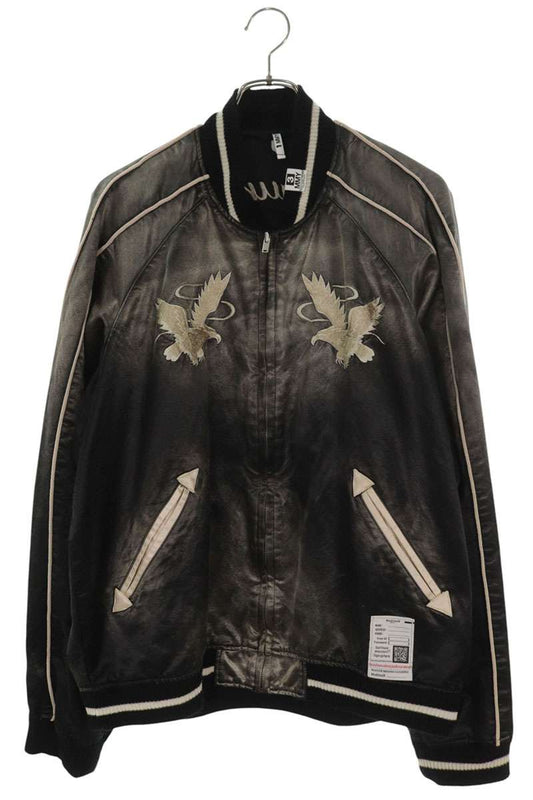 MIHARAYASUHIRO Distressed Souvenir Jacket Black Size S