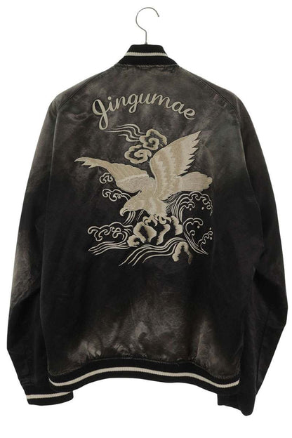 MIHARAYASUHIRO Distressed Souvenir Jacket Black Size S