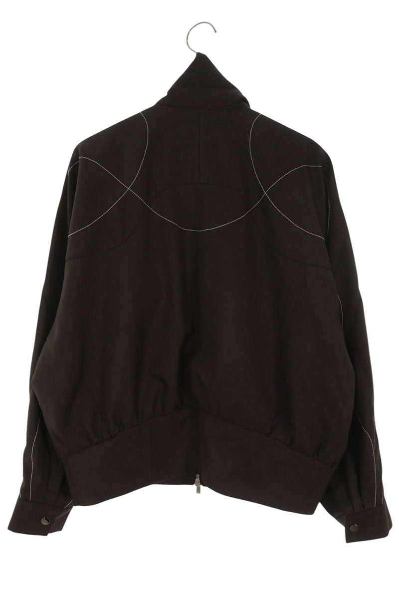 OAO SUNLIGHT JACKET Stitch Design Blouson Brown Size M