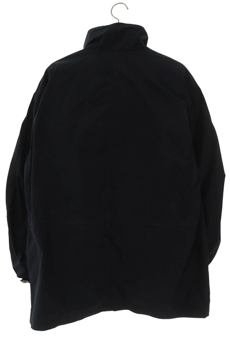 ATON AIR VENTILE SHORT MODS COAT w/ Liner Navy Size M