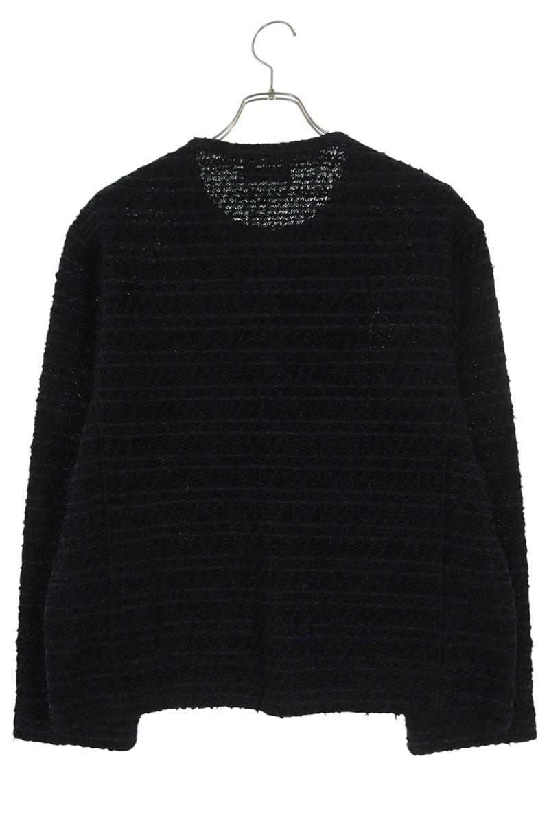 Coohem Collarless Cotton Nylon Blouson Black Size XL