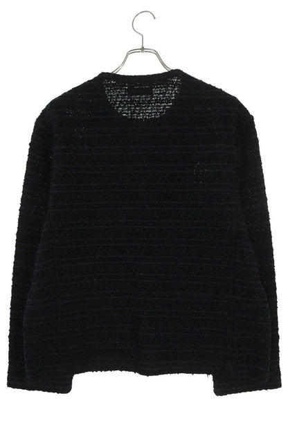 Coohem Collarless Cotton Nylon Blouson Black Size XL