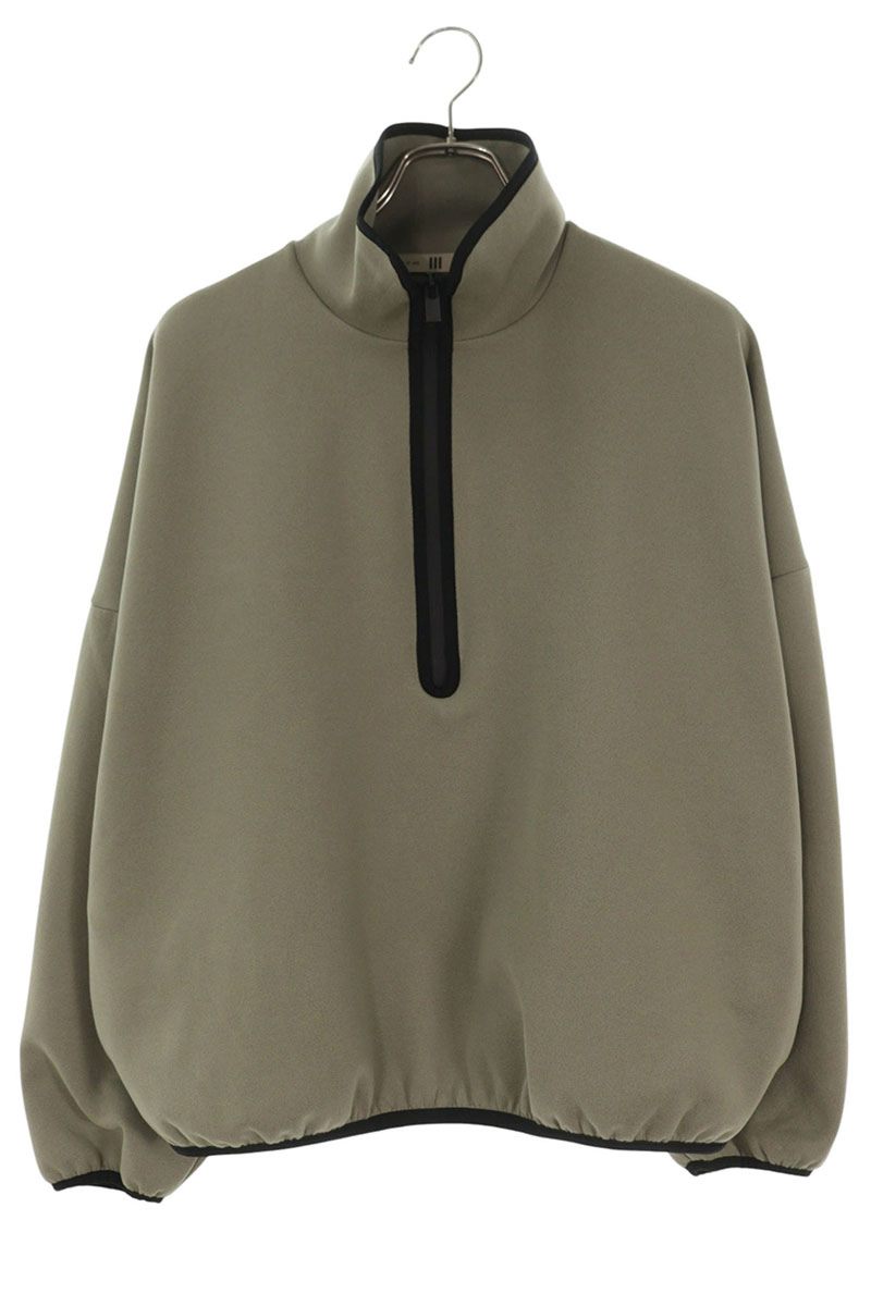 FEAR OF GOD x adidas 23AW Suede Fleece Half Zip Gray Size XS