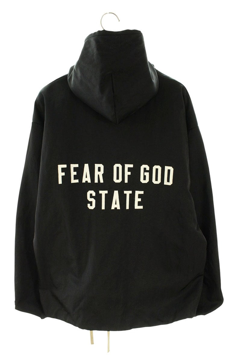 FOG Logo Embroidered Nylon Blouson Black Size S