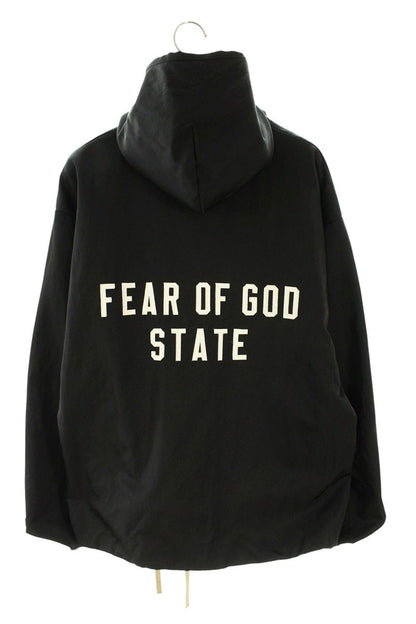 FOG Logo Embroidered Nylon Blouson Black Size S