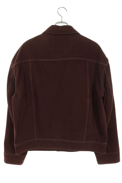 ACNE STUDIOS Cotton Twill Jacket Brown Size M