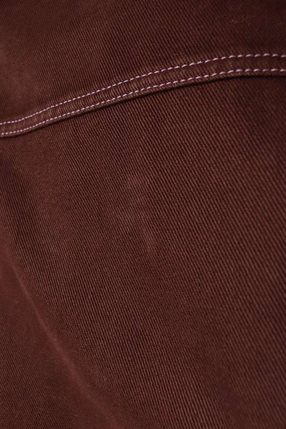 ACNE STUDIOS Cotton Twill Jacket Brown Size M