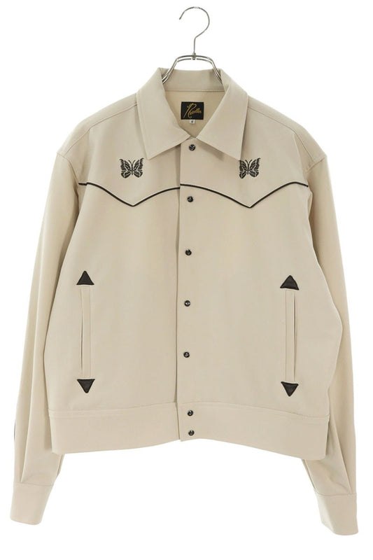 Needles Embroidered Logo Western Blouson White Size S