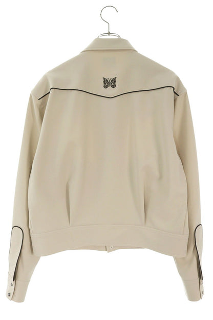 Needles Embroidered Logo Western Blouson White Size S