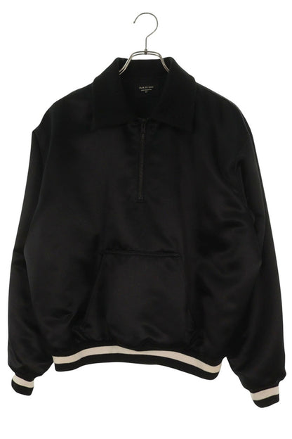 FEAR OF GOD Fifth Collection Back Logo Half Zip Satin Size S