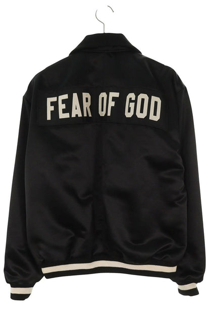 FEAR OF GOD Fifth Collection Back Logo Half Zip Satin Size S