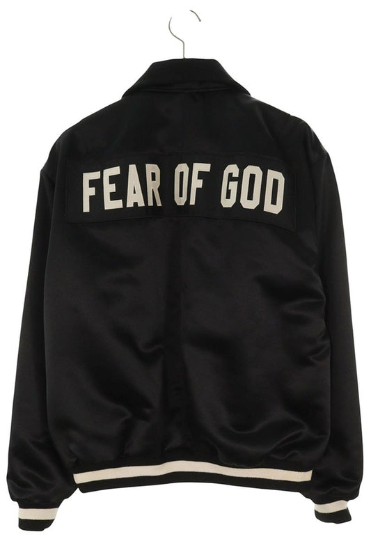 FEAR OF GOD Fifth Collection Back Logo Half Zip Satin Size S