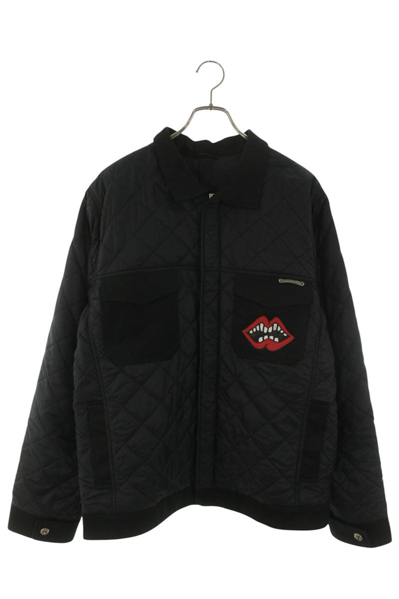 Chrome Hearts P SHIRT M Chomper Patch Quilted Blouson Size L