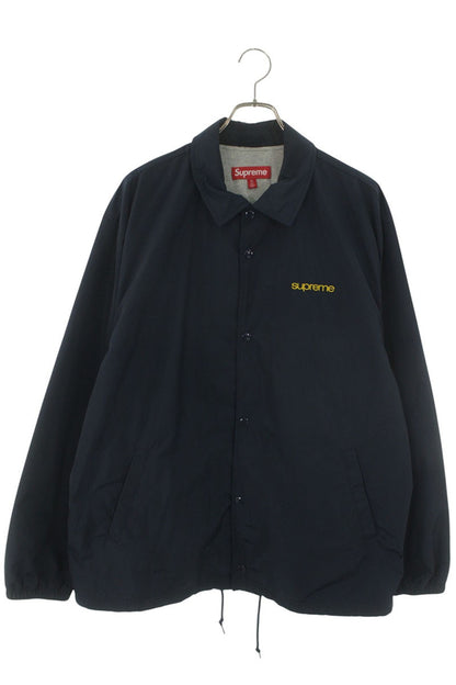 SUPREME 23AW Nyc Back Logo Coaches Jacket Navy Size XL