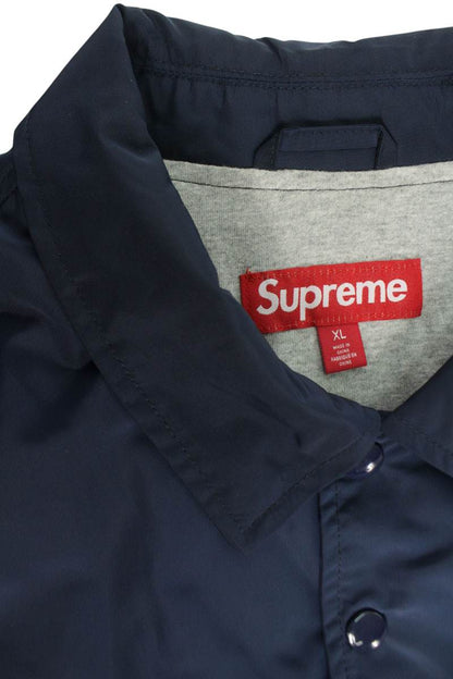 SUPREME 23AW Nyc Back Logo Coaches Jacket Navy Size XL