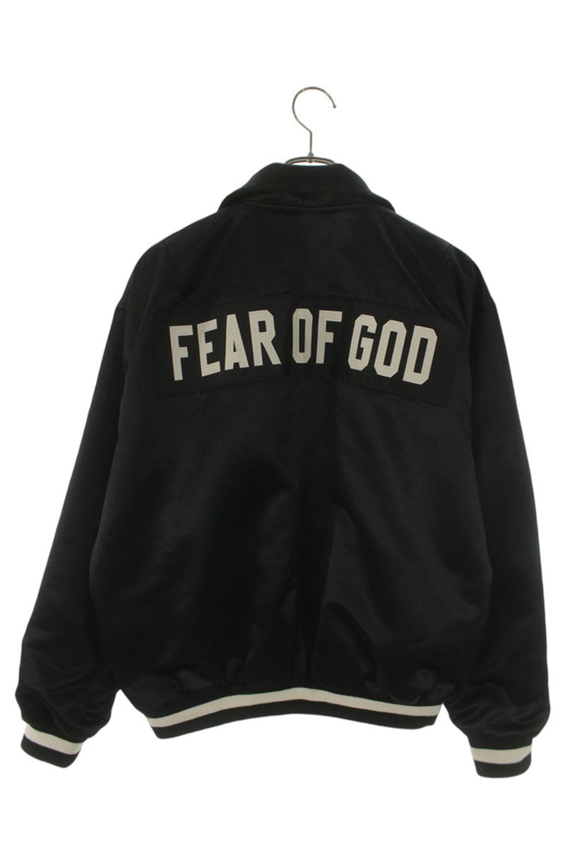 FEAR OF GOD Fifth Collection Back Logo Half Zip Satin Size M