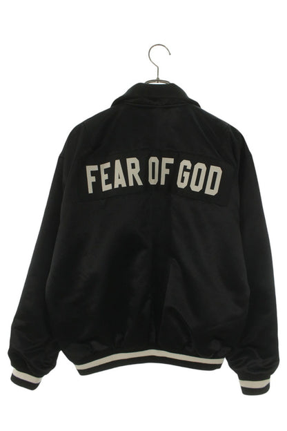 FEAR OF GOD Fifth Collection Back Logo Half Zip Satin Size M