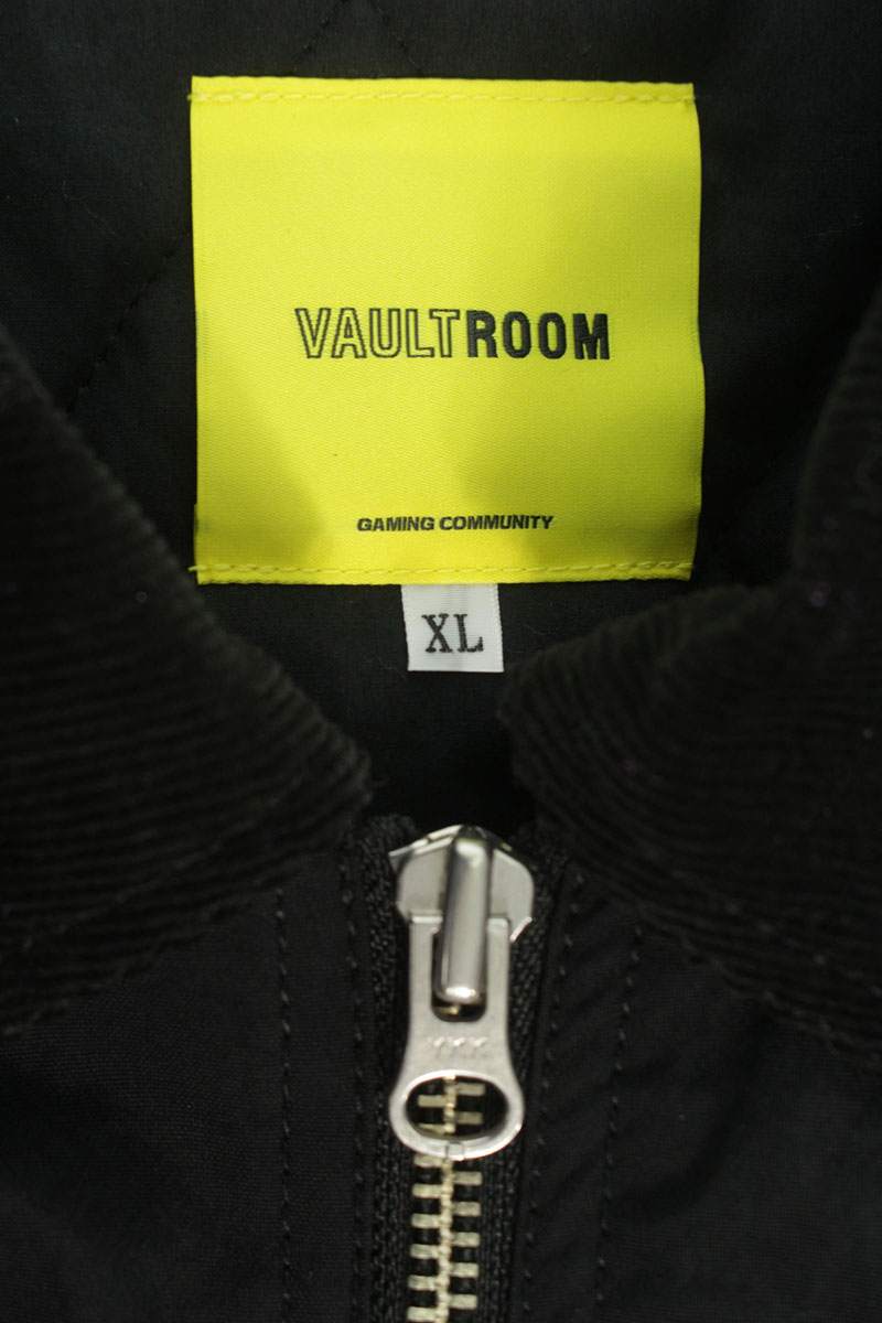 vault room x Cyberpunk Nylon Zip Blouson Black Size XL