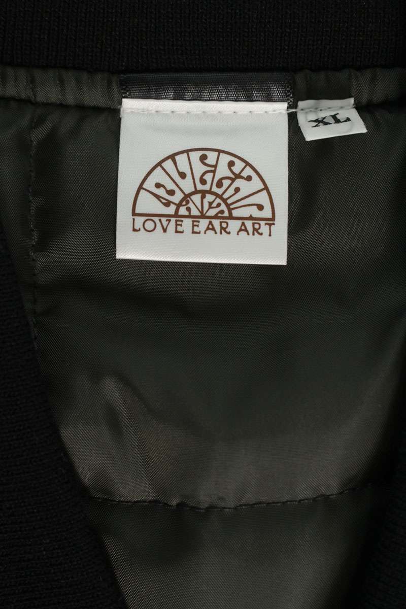 love ear art Limited 50 Painted MA-1 Bomber Jacket Size XL