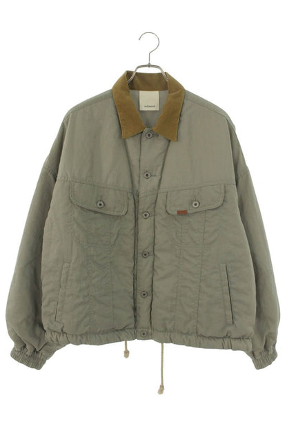 refomed 24AW Corduroy Collar Nylon Doka Jacket Gray Size M