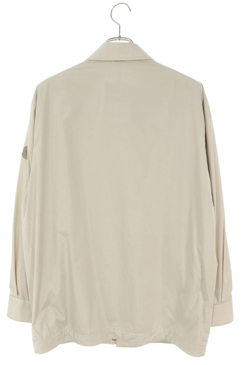 MONCLER PIZ Polyester Shirt Blouson Beige Size L