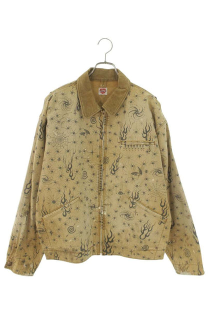 SAINT MICHAEL Dr. Woo All-Over Print Detroit Jacket Size M