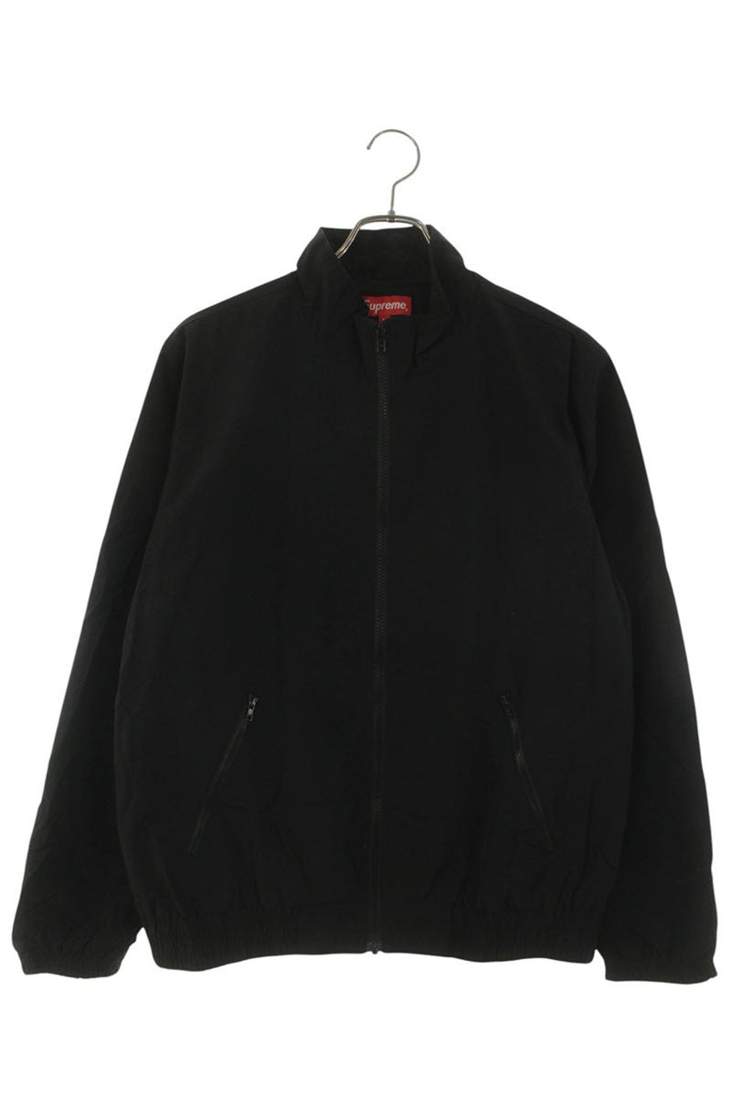 SUPREME 17AW Arc Track Jacket Back Logo Black/White Size M