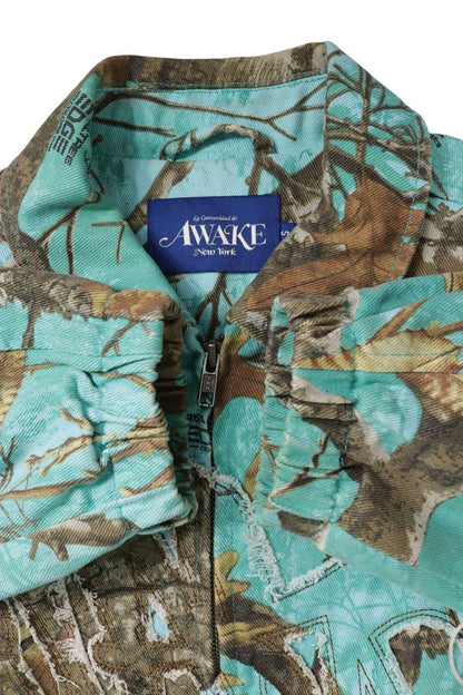 AWAKE Logo Patch Tree Camo Blouson Multi Size S