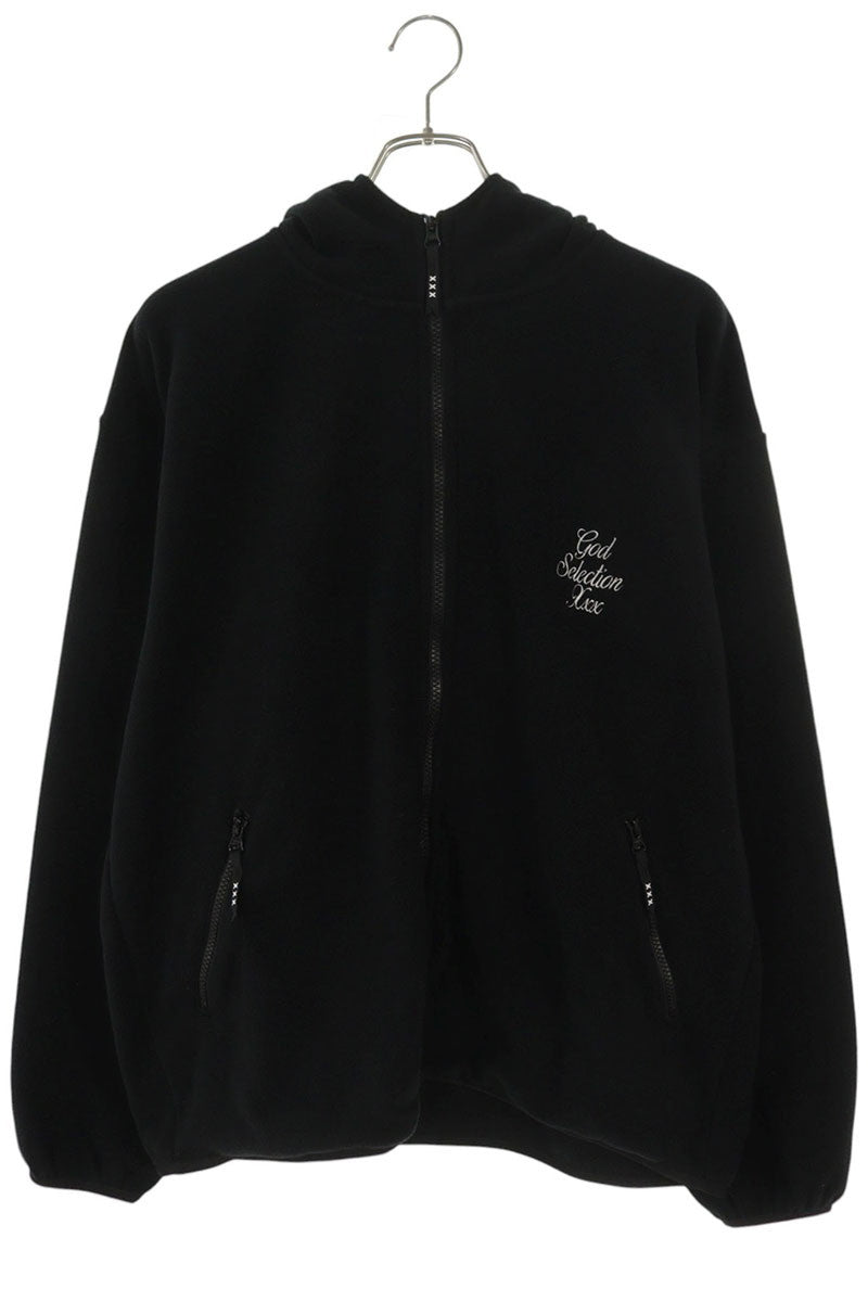 GOD SELECTION XXX Logo Embroidered Fleece Blouson Size L