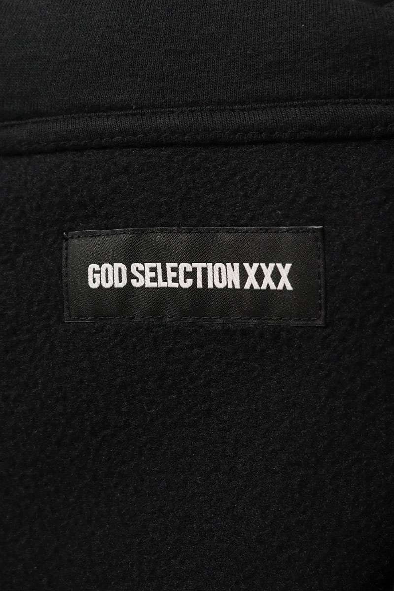 GOD SELECTION XXX Logo Embroidered Fleece Blouson Size L