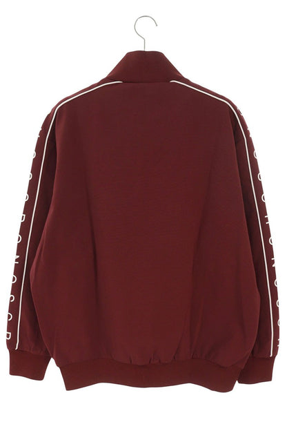 CRONOS Logo Track Jacket Bordeaux White Multi Size M