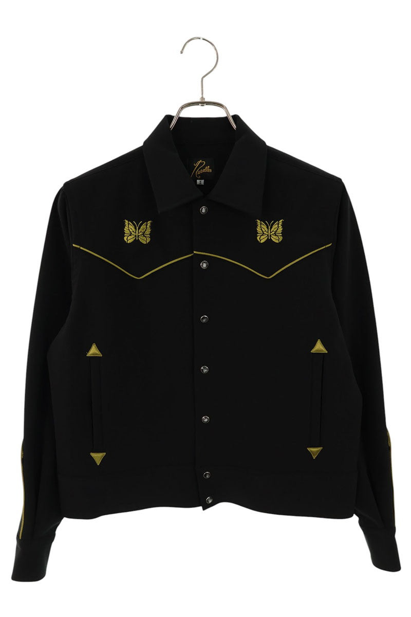Needles Piping Cowboy Jacket Black Yellow Size M