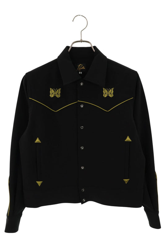 Needles Piping Cowboy Jacket Black Yellow Size M