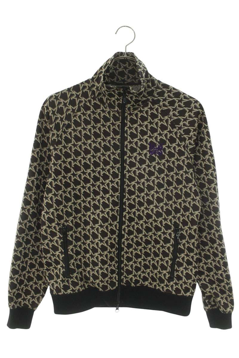 Needles Star Pattern Track Jacket Beige Size XS