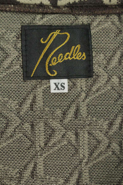 Needles Star Pattern Track Jacket Beige Size XS