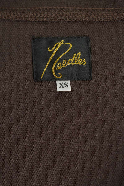 Needles Logo Embroidered Track Jacket Brown Blue Size XS