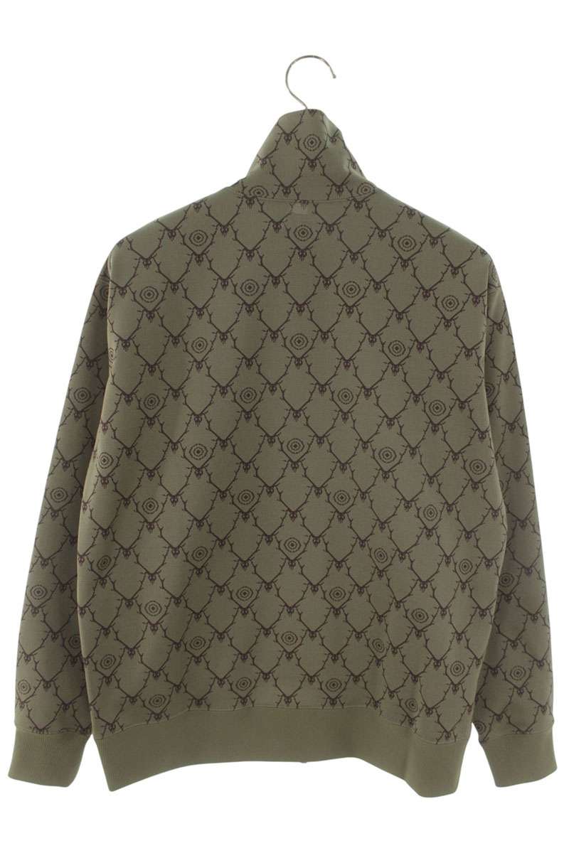 South2West8 Patterned Track Jacket Khaki Size S