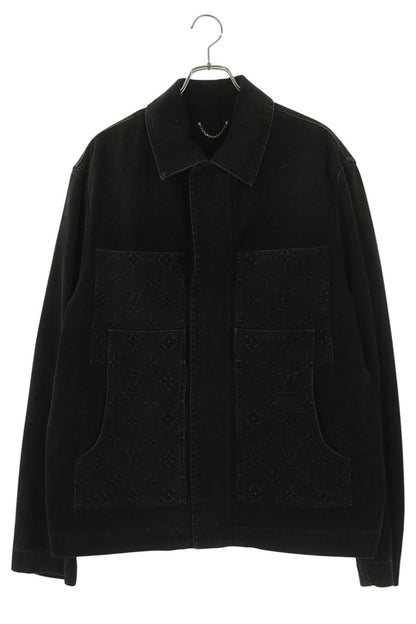 LOUISVUITTON 24AW Workwear Embossed Monogram Blouson Size L