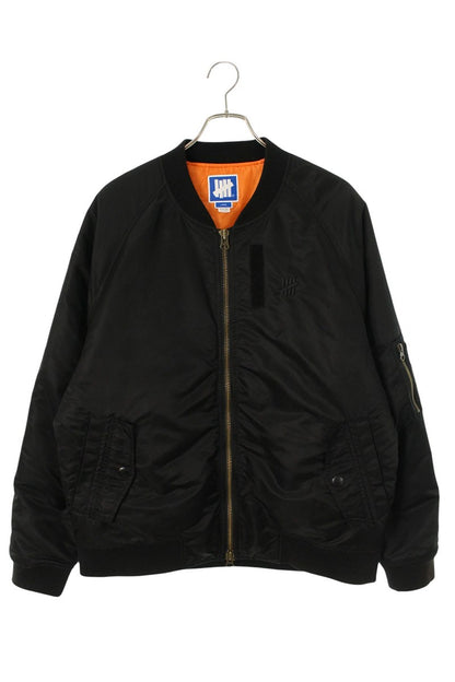 UNDEFEATED MA-1 Bomber Jacket Black Size L