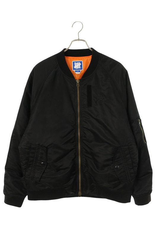 UNDEFEATED MA-1 Bomber Jacket Black Size L
