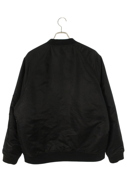 UNDEFEATED MA-1 Bomber Jacket Black Size L