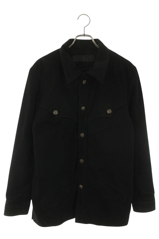 Chrome Hearts HUNTING JACKET Horseshoe Button Denim Size S