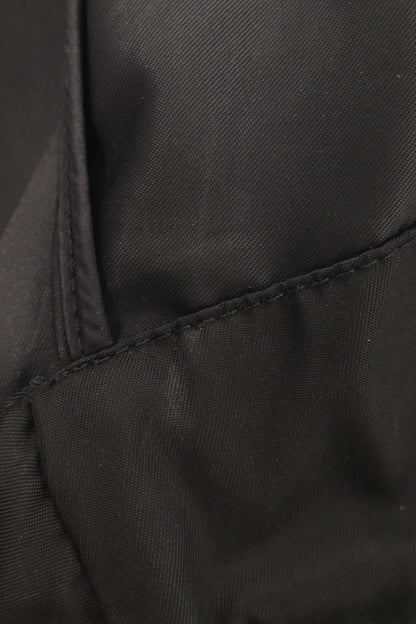 PRADA 18AW Triangle Logo Nylon Anorak Black Size M