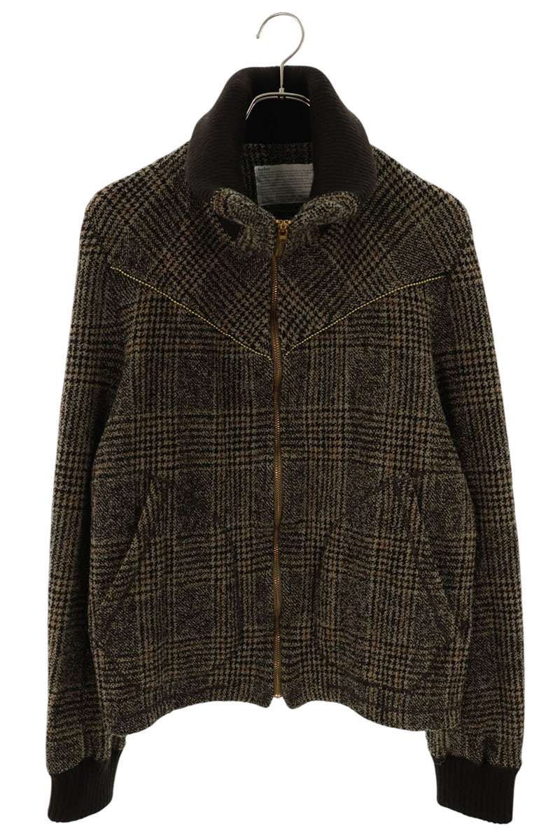 kolor Studded Wool Blouson Brown Size M