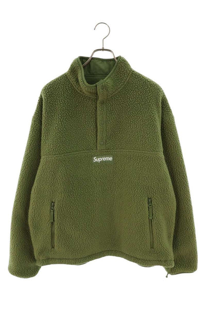 SUPREME Polartec Reversible Fleece Pullover Khaki Size L