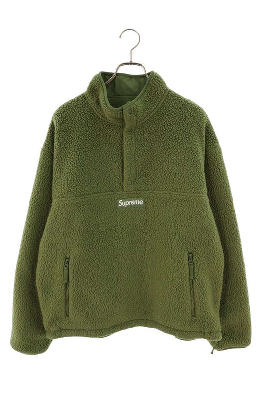 SUPREME Polartec Reversible Fleece Pullover Khaki Size L